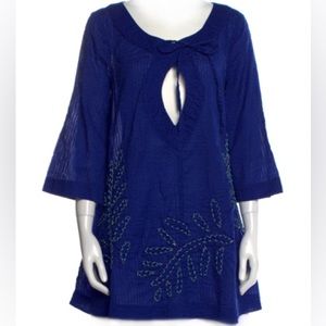 Diane Von Furstenburg embroidered tunic DVF